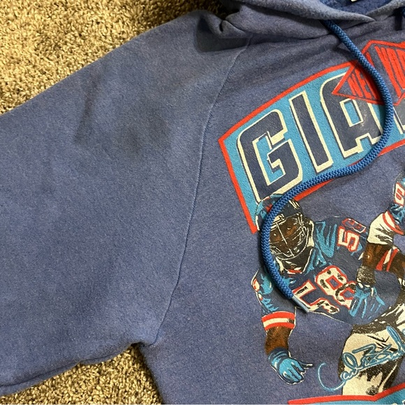 Vintage 90s New York Giants Hoodie Sweatshirt Size XL - Picture 4 of 7